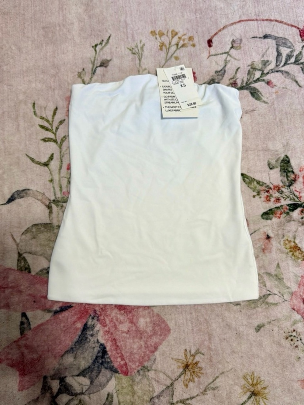 Women’s White Strapless Tube Top - And Now This